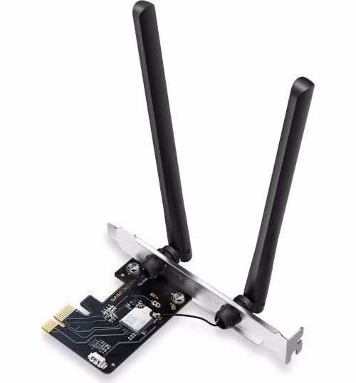 MERCUSYS MA86XE WiFi6E PCIe adapter (AXE5400,2,4GHz/5GHz/6GHz,Bluetooth5.3)