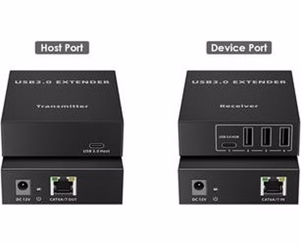 PremiumCord 4-port USB 3.0 extender po Cat5/Cat5e/Cat6 do 100m