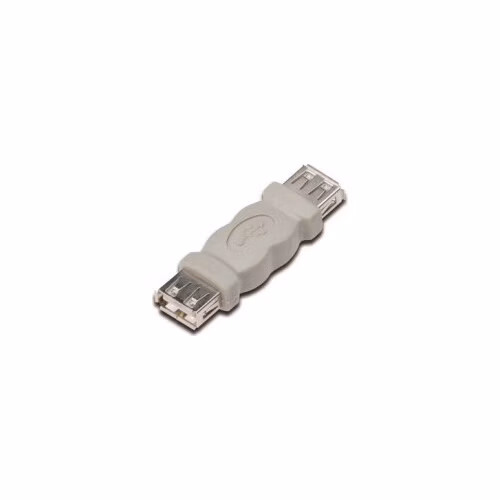Delock USB Adapter, USB A černý samice/samice (spojka)