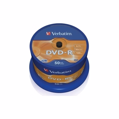 VERBATIM DVD-R(50-balenie)Vreteno/bežný maloobchod/16x/4.7GB