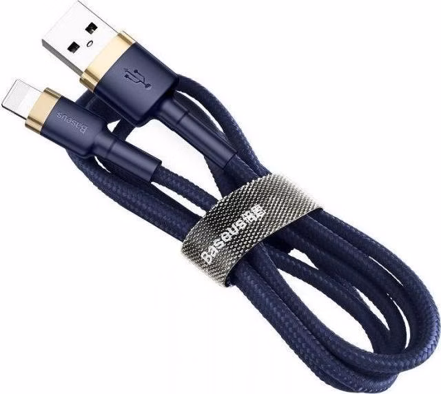 Baseus dátový kábel Cafule Lightning 1m 2,4A zlato-modrý