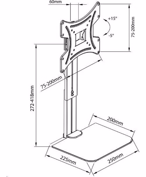 Držák na Tv / monitor Fiber Mounts FM46