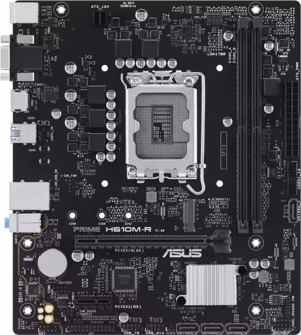 ASUS MB Sc LGA1700 PRIME H610M-R SI, Intel H610, 2xDDR5, 1xHDMI, 1xDP, 1xVGA, mATX