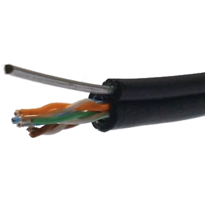 DATACOM UTP drôt Cat5e 305m samonosný OUTDOOR blk