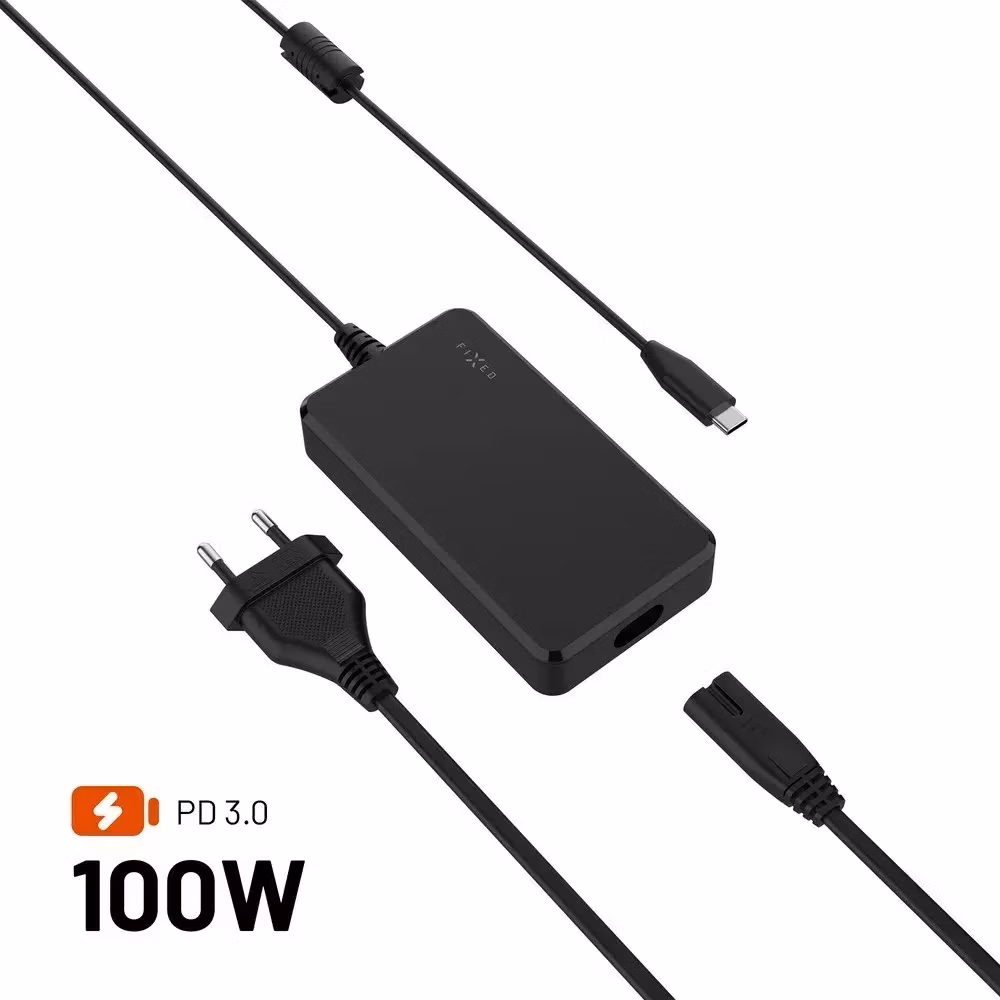 GaN adaptér FIXED pre notebooky, USB-C, PD3.0, 100W