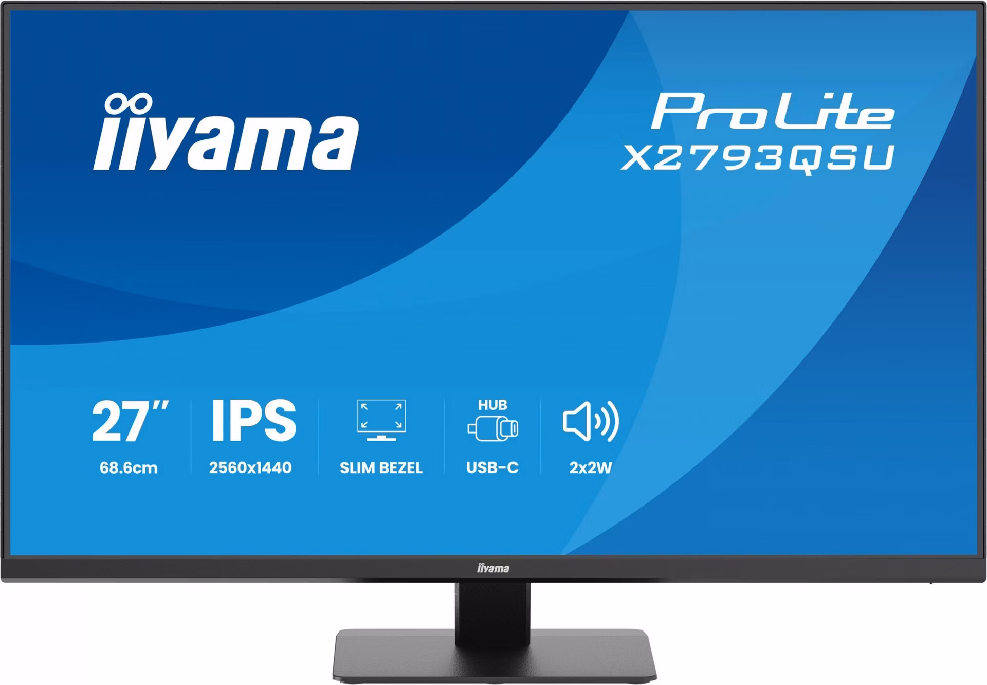 iiyama ProLite/X2793QSU-B1/27"/IPS/QHD/75Hz/1ms/Čierna/3R