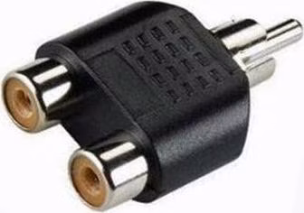 PremiumCord Adaptér 1x Cinch male - 2x Cinch female