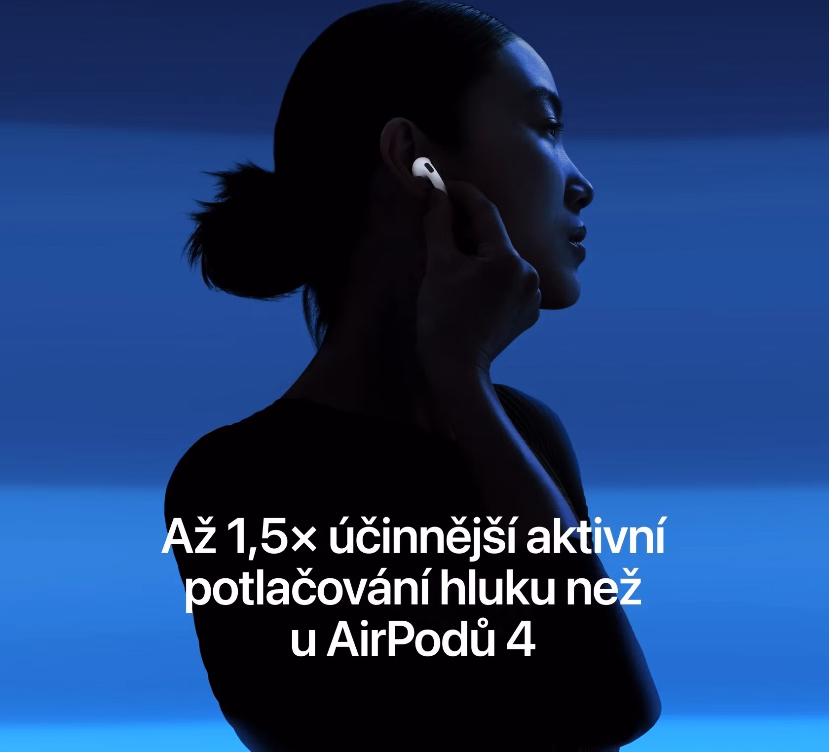 Apple AirPods 5 (2026) s bezdrátovým nabíjecím pouzdrem / bezdrátová sluchátka / bílá