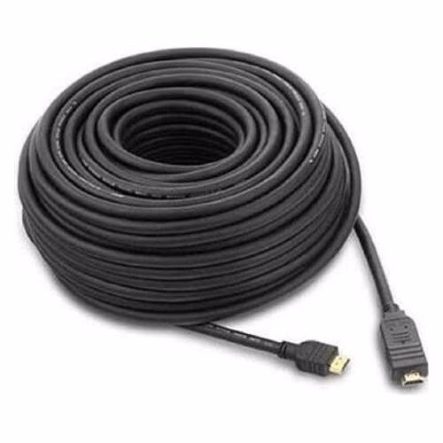 PremiumCord HDMI High Speed + Ethernet kabel se zesilovačem/ AWG26/ 3x stínění/ M/M/ zlacené konektory/ 15m/ černý