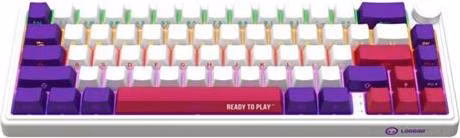 Lorgar KBP70MW, Profi bezdrôtová mechanická herná klávesnica, Wireless 2.4 GHz/ BT 5.0/káblová, US layout, biela