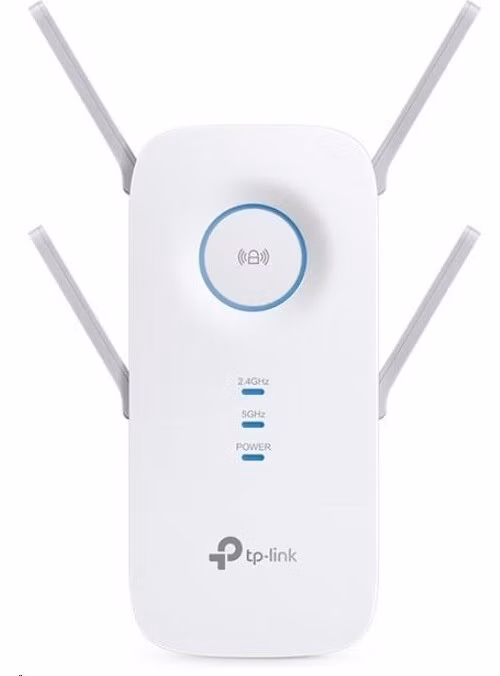 AC2600 Wi-Fi Range Extender SPEED: 800 Mbps at 2.4 GHz + 1733 Mbps at 5 GHz SPEC: 4 × External Antennas, 1 × Gigabit Por