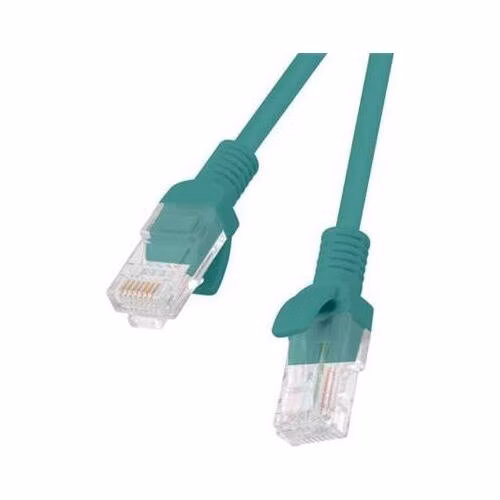 LANBERG Patch kabel CAT.5E UTP 0.5M zelený Fluke Passed