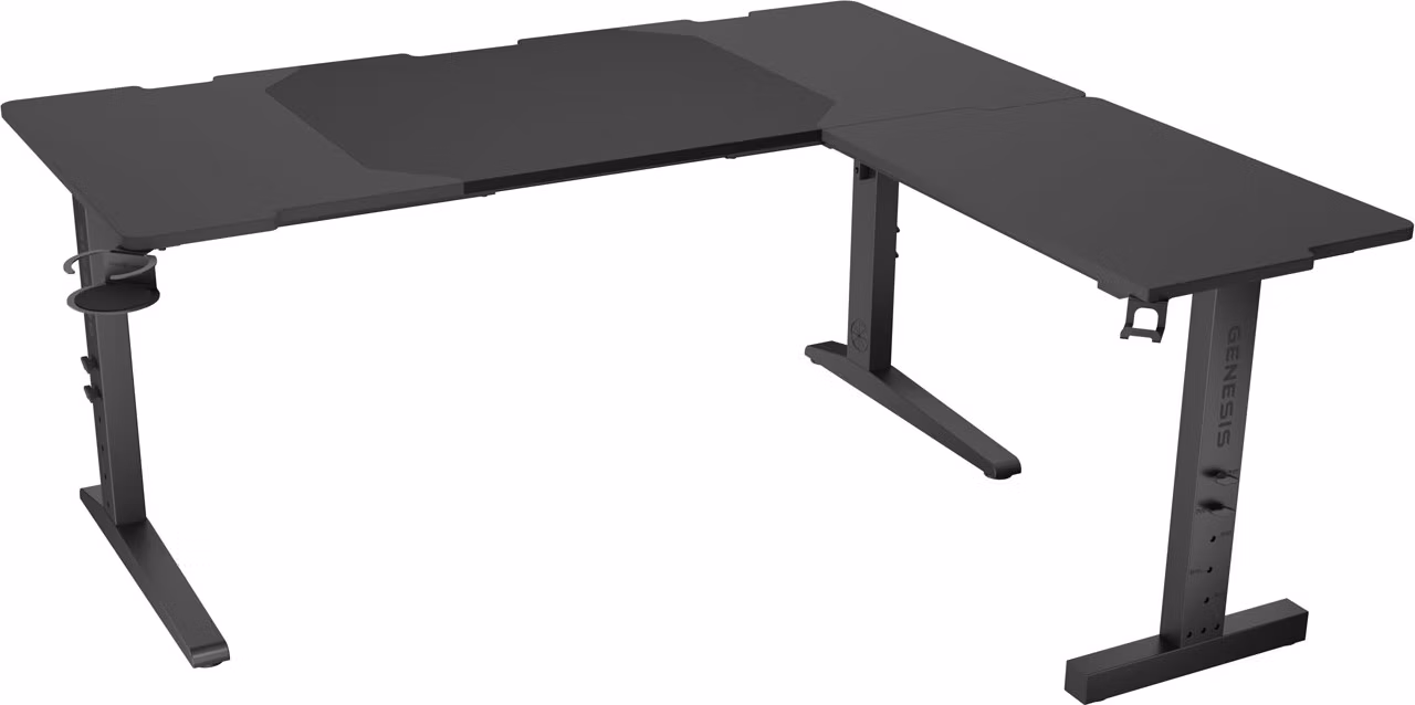 Herný stôl Genesis HOLM MODULAR 160 ROHOVÝ, RGB