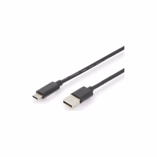 Digitus Připojovací kabel USB typu C, typ C na A M/M, 3,0 m, 3A, 480 MB, verze 2.0, bl