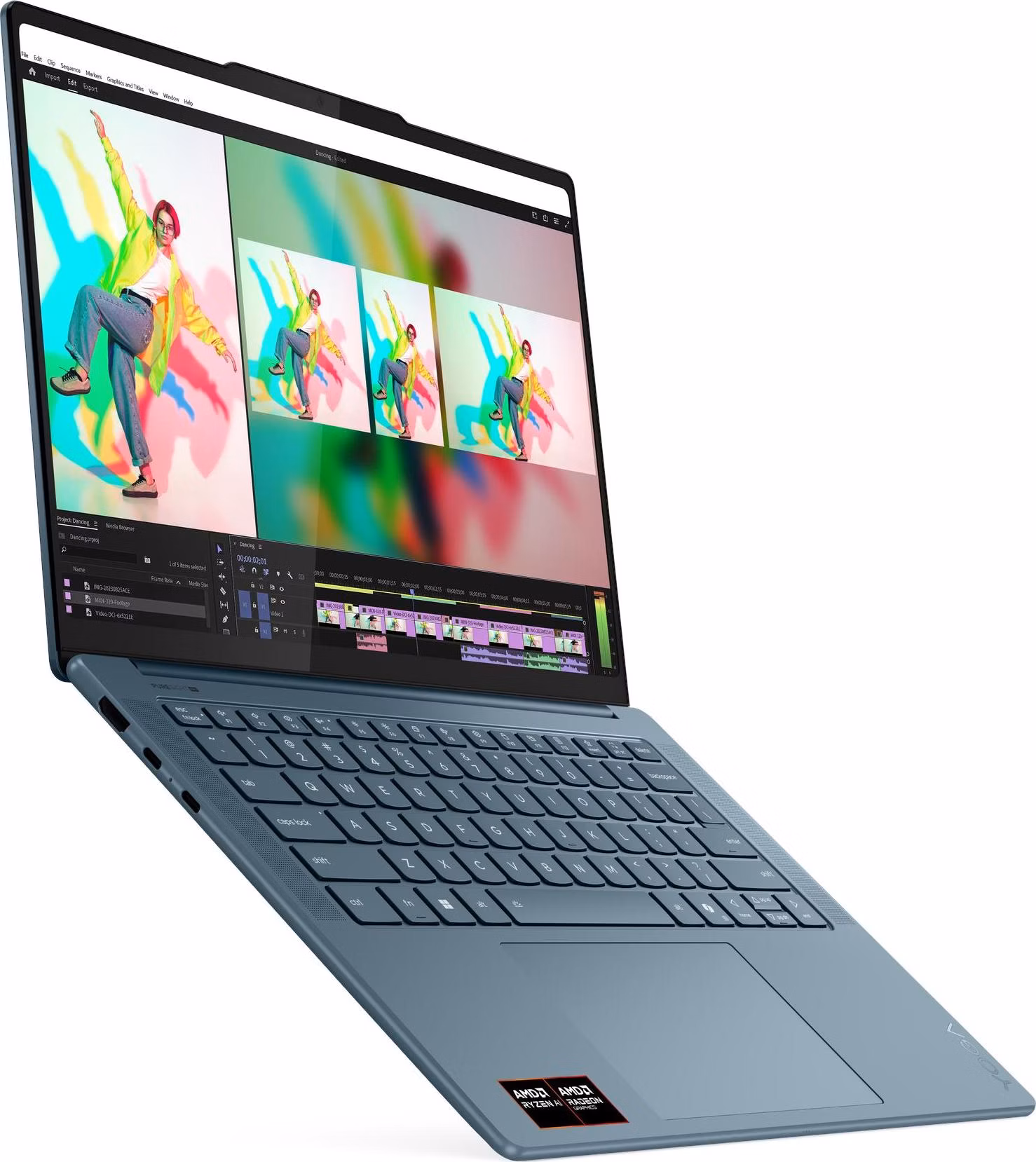 Lenovo Yoga Pro 7/14ASP10/AI9-365/14,5"/2944x1840/32GB/1TB/AMD int/W11H/Tidal Teal/3R On-Site