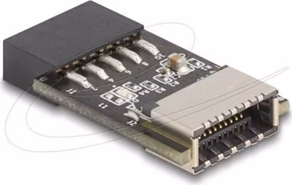 Delock USB 2.0 Adaptér ze zásuvkového pinového konektoru na interní zásuvku USB Type-E Key A