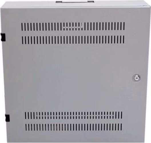 XtendLan 19" nástěnný vertikální rozvaděč 2U+4U 540x150, perforované dveře, šedý