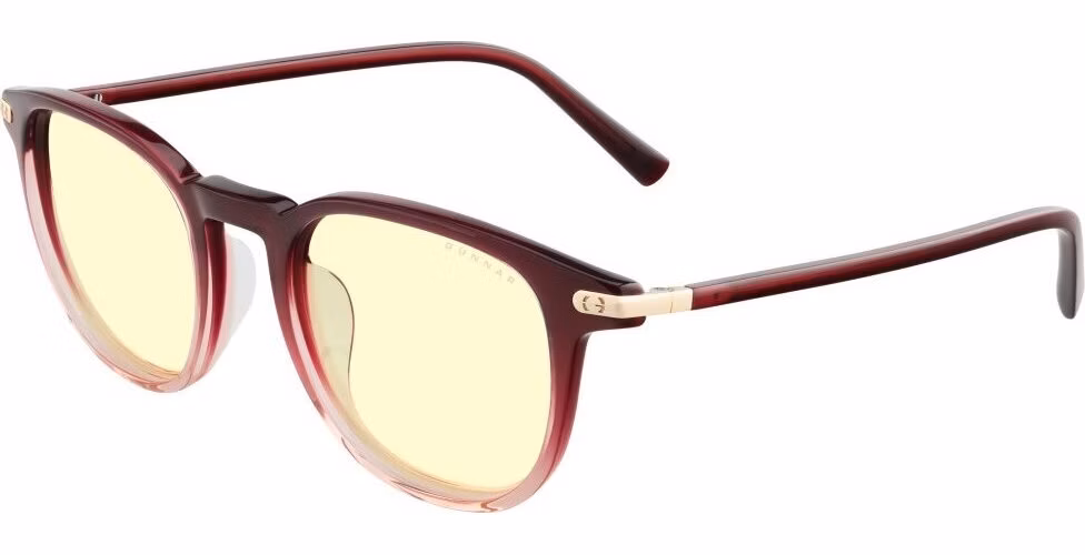 GUNNAR kancelářske/herní brýle SOFIA GARNET FADE CRYSTAL jantarová skla BLF 65 GUNNAR focus