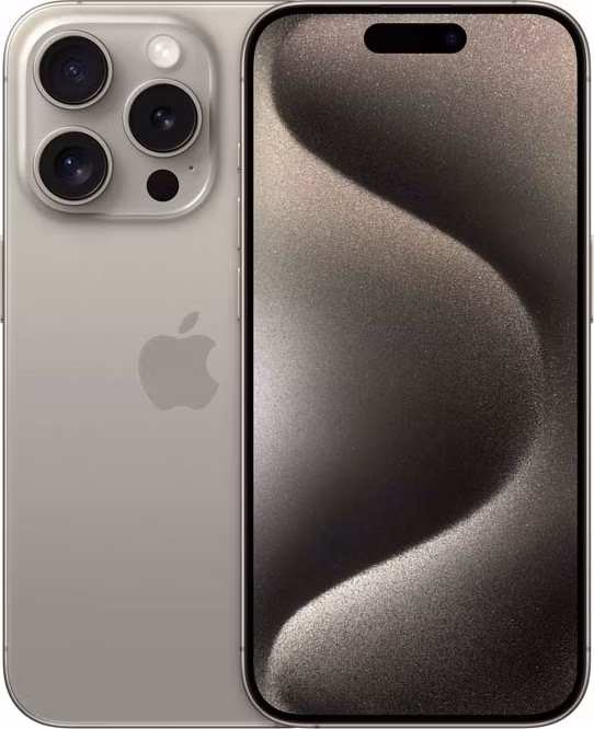 iPhone 15 Pro 256 GB Titánová prírodná *Renovovaný*