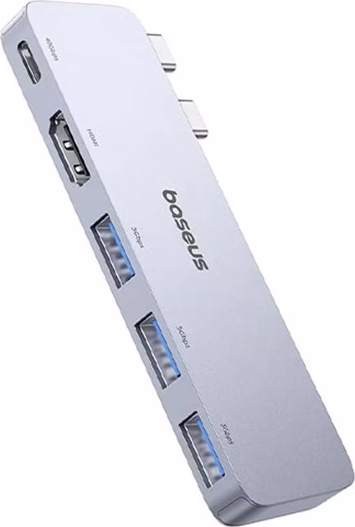 Baseus Dokovacia stanica Ultra Joy 5v1 (USB-C PD, 3xUSB 3.0, HDMI) sivá
