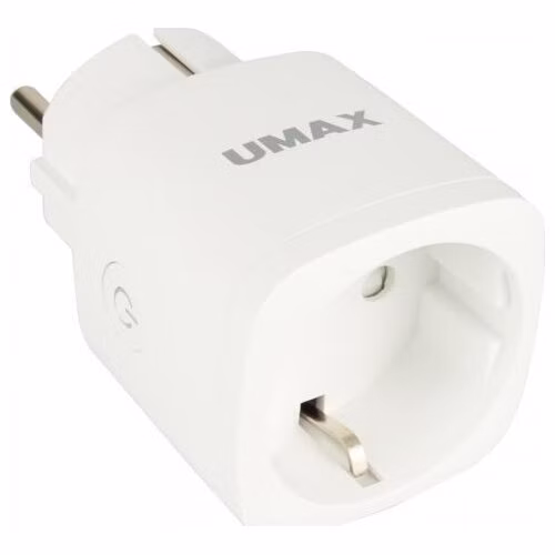 UMAX chytrá zásuvka U-Smart Wifi Plug Mini/ Wi-Fi/ 1x zástrčka/ Amazon Alexa/ Google Assistant/ Android/ iOS/ bílá