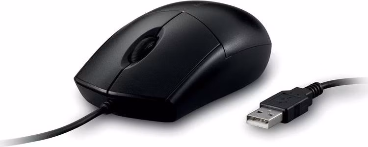 Kensington omyvatelná USB myš Pro Fit® Wired Washable Mouse - černá