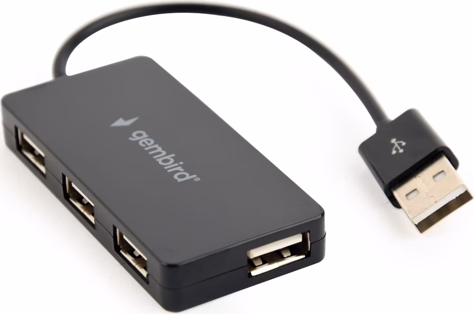 Rozbočovač USB GEMBIRD, 2.0, 4 port