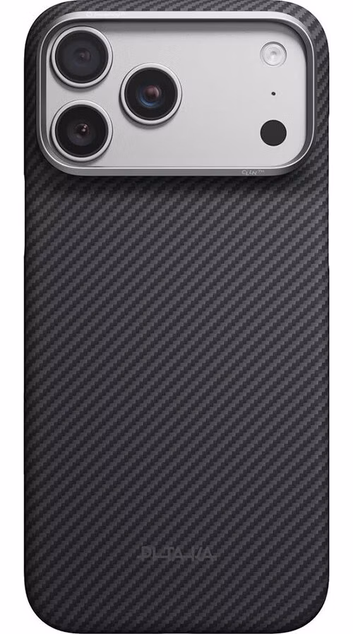 Pitaka kryt Edge Case pre iPhone 18 Pro Max - Black/Grey