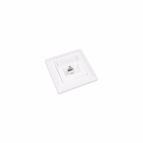 Zásuvka Solarix CAT6 STP 1 x RJ45 pod omietku biela