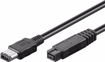 PremiumCord FireWire 800 kábel, 1,8 m, 9pin-6pin