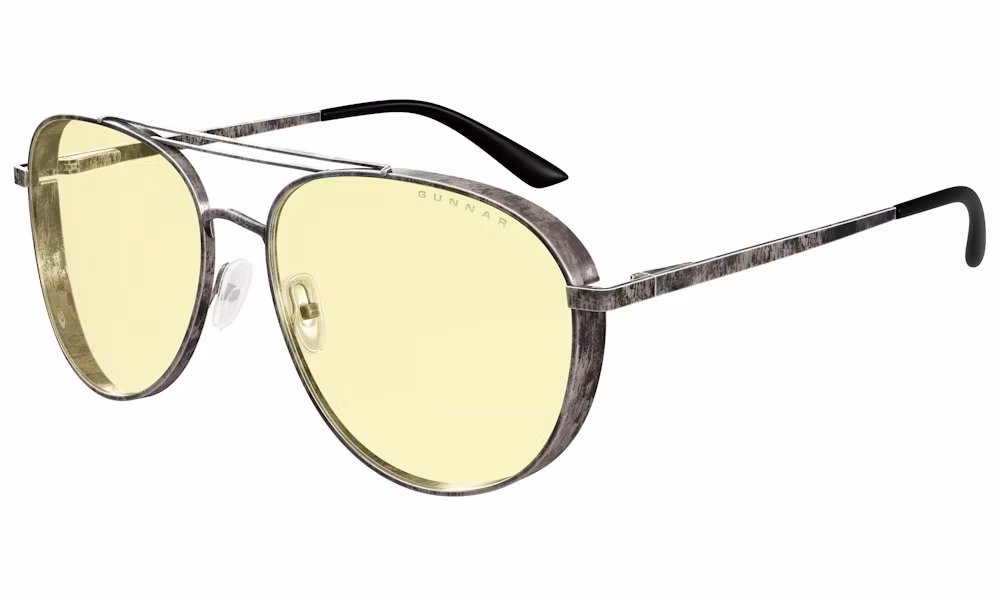 GUNNAR kancelářske/herní brýle FALLOUT  BROTHERHOOD OF STEEL /GUNMETAL/ * jantárová skla * BLF 65 * GUNNAR focus