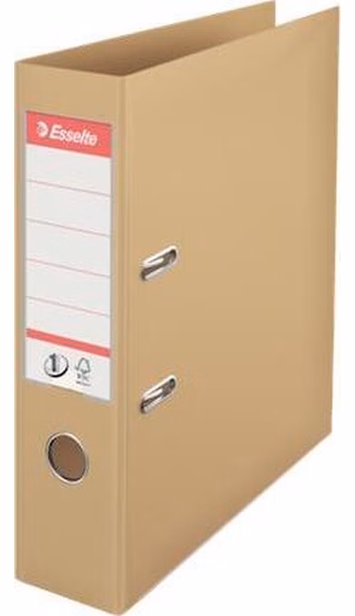 ESSELTE No.1 pořadač pákový Power NATURELE A4 75mm pískový