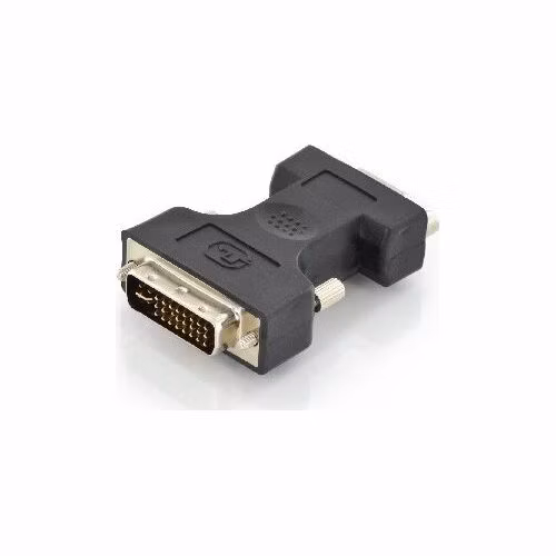 Digitus DVI adapter, DVI(24+5) - HD15 M/F, DVI-I dual link, bl
