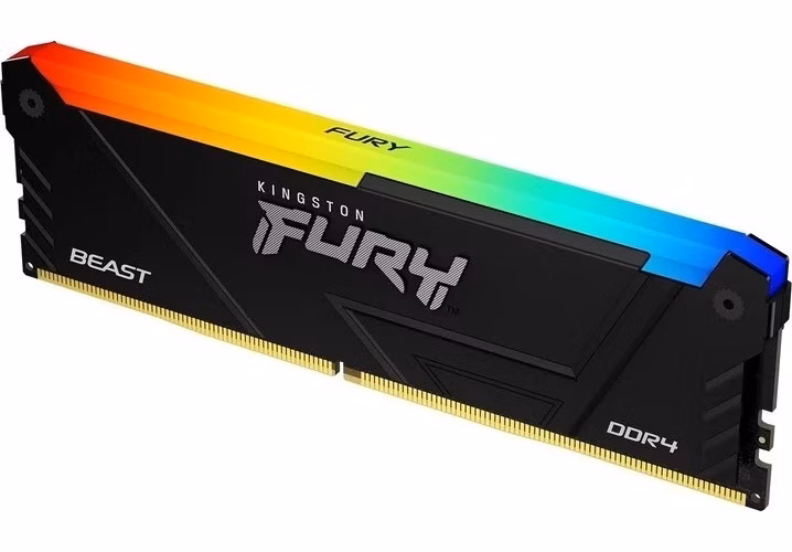 KINGSTON FURY Beast RGB 64GB DDR4 3600MT/s / DIMM / CL18 / KIT 2x 32GB