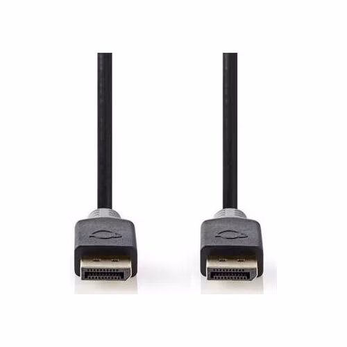Nedis CCBW37000AT20 - Kabel DisplayPort 1.2 | Zástrčka - Zástrčka | 2 m | Antracit
