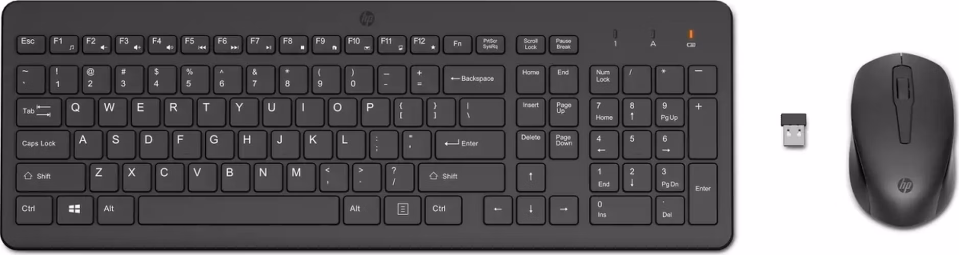 HP 330 klávesnice a myš/bezdrátová/black US