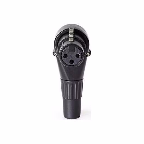Nedis COTP15903BK - Konektor XLR | XLR 3pinová Zásuvka Úhlová | Černá barva