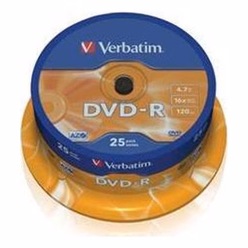 VERBATIM DVD-R AZO 4,7GB, 16x, spindle 25 ks