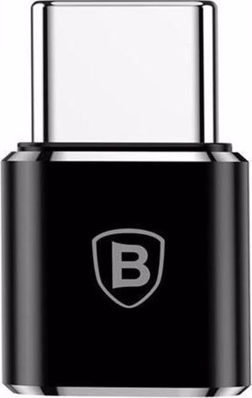 Baseus adaptér z microUSB na USB-C čierny