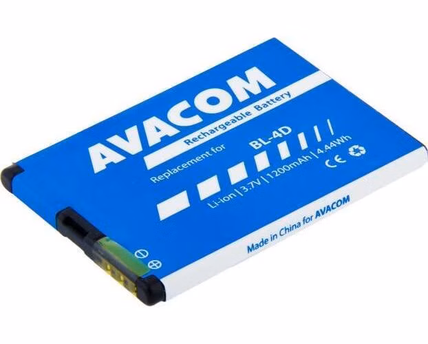 Baterie AVACOM GSNO-BL4D-S1200A do mobilu Nokia E7, N8 Li-Ion 3,7V 1200mAh (náhrada za BL-4D)