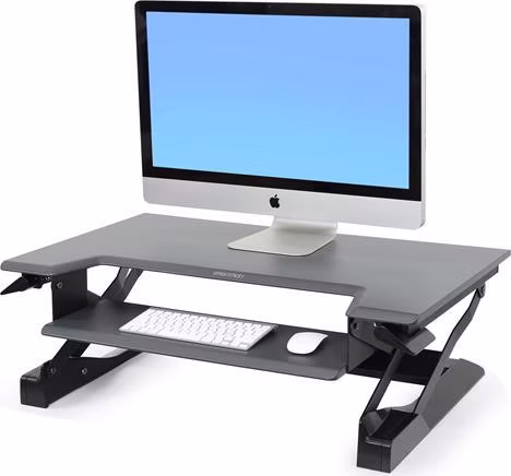 ERGOTRON WorkFit-T, Sit-Stand Desktop Workstation (black), pracovní plocha na stůl k stání i sezení
