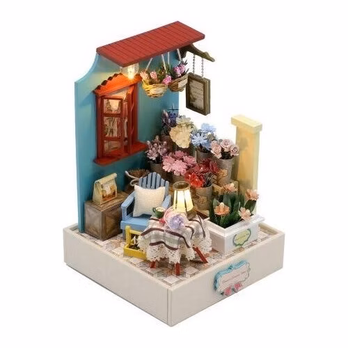 2Kids Toys Miniatura domečku Pokoj květinového odpočinku