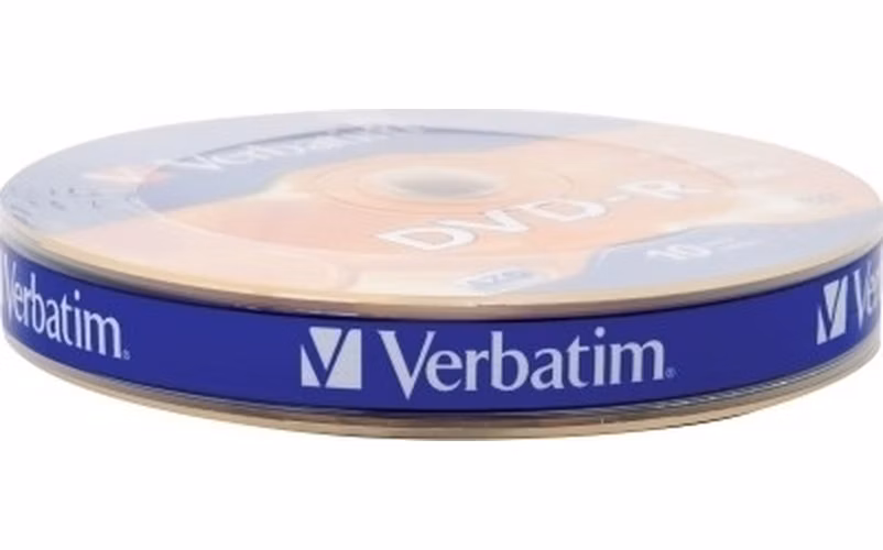 VERBATIM DVD-R 4,7 GB 16x 10-spindl RETAIL