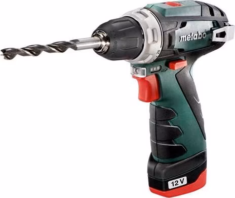 Metabo PowerMaxx BS Basic Aku Vŕtačka so skrutkovačom 12V, 2x 2Ah