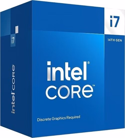 INTEL Core i7-14700F / Raptor Lake R / LGA1700 / max. 5,4GHz / 8P+12E/28T / 33MB / 65W TDP / bez VGA / BOX