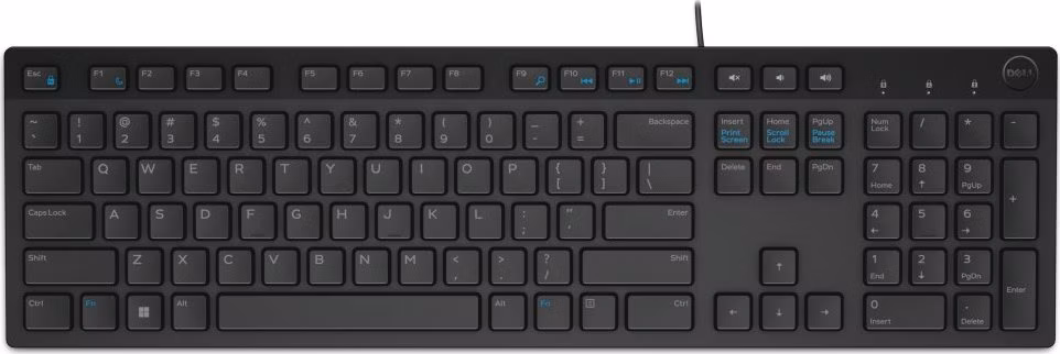 DELL KB-216/ rumunská rozšírená multimediální klávesnice USB (QWERTZ)/ romanian