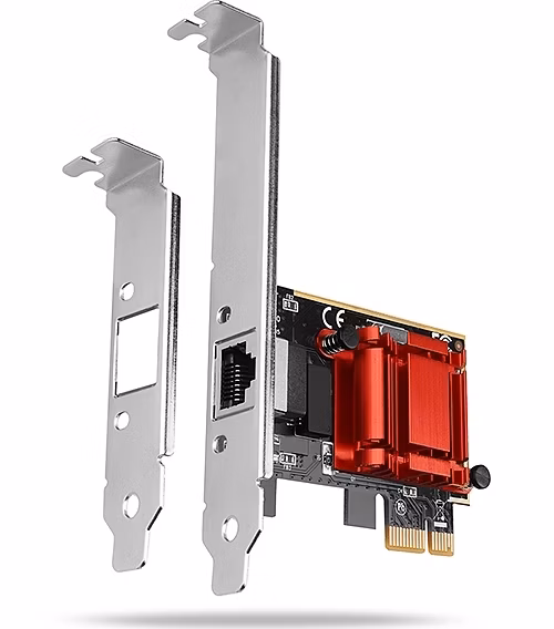 AXAGON PCEE-GIX, sieťová karta PCIe - 1x Gigabit Ethernet port (RJ-45), Intel i210AT, PXE, vrátane. LP