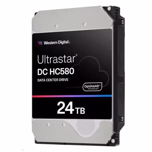 BAZAR - Western Digital Ultrastar® HDD 24TB (WUH722424ALE6L4) DC HC580 3.5in 26.1MM 512MB 7200RPM SATA 512E SE