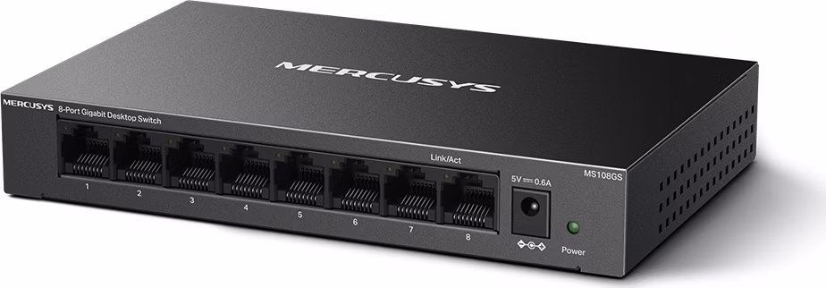 MERCUSYS switch MS108GS (8xGbE, fanless)