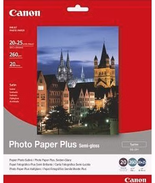 Canon fotopapír SG-201 - 20x25cm (8x10inch) - 260g/m2 - 20 listů - pololesklý